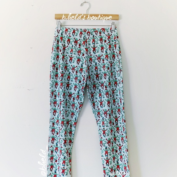 Roller Rabbit Monkey Mas Pajamas in Mint Green Size Small (S) Brand New NWT - Picture 10 of 17